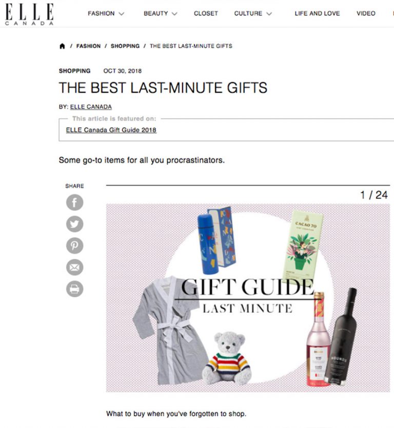 Best Last Minute Gifts - ELLE Canada