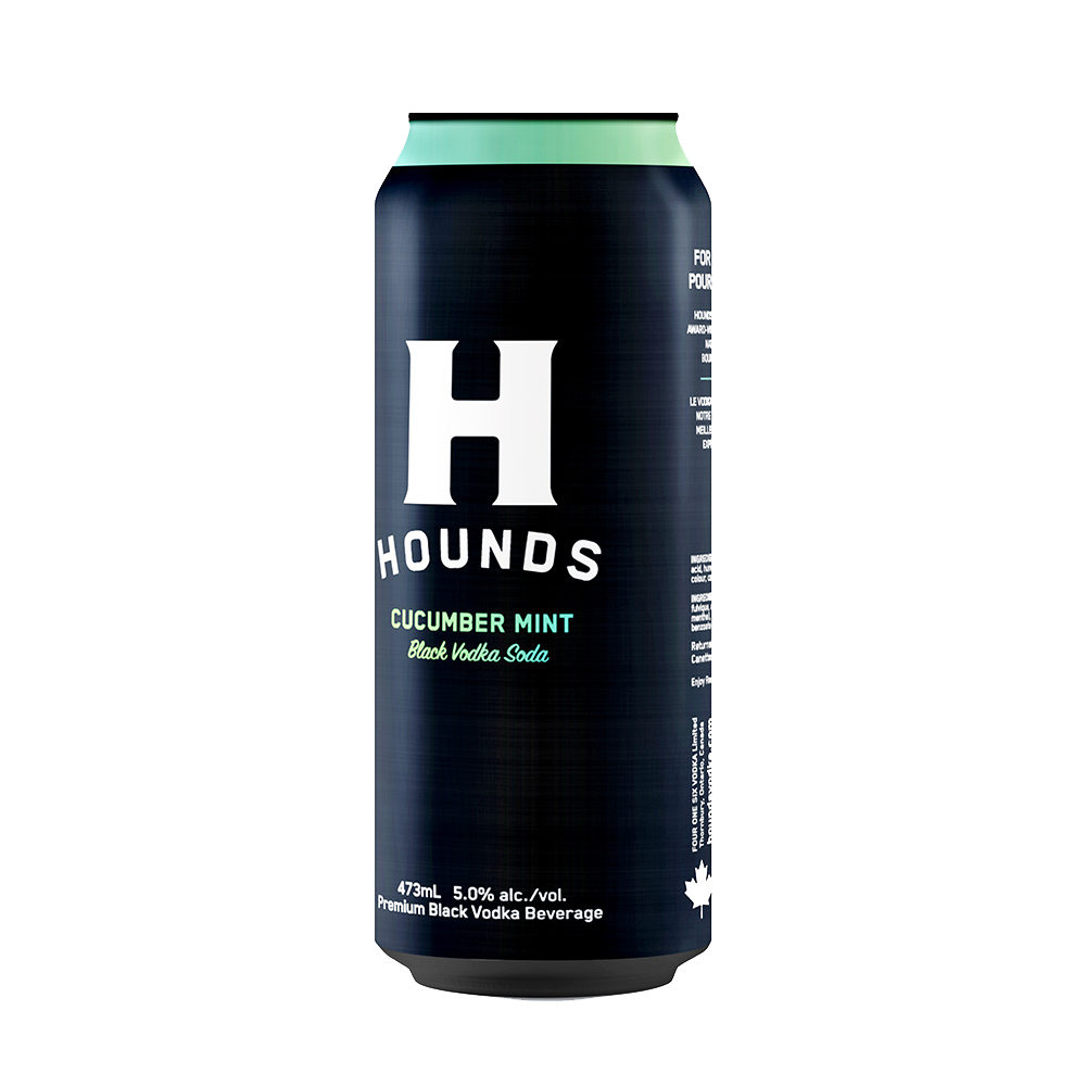 Hounds Black Vodka Soda – Cucumber Mint