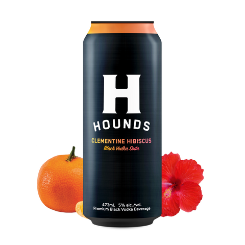 Hounds Black Vodka Soda – Clementine Hibiscus
