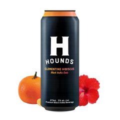 Hounds Black Vodka Soda – Clementine Hibiscus