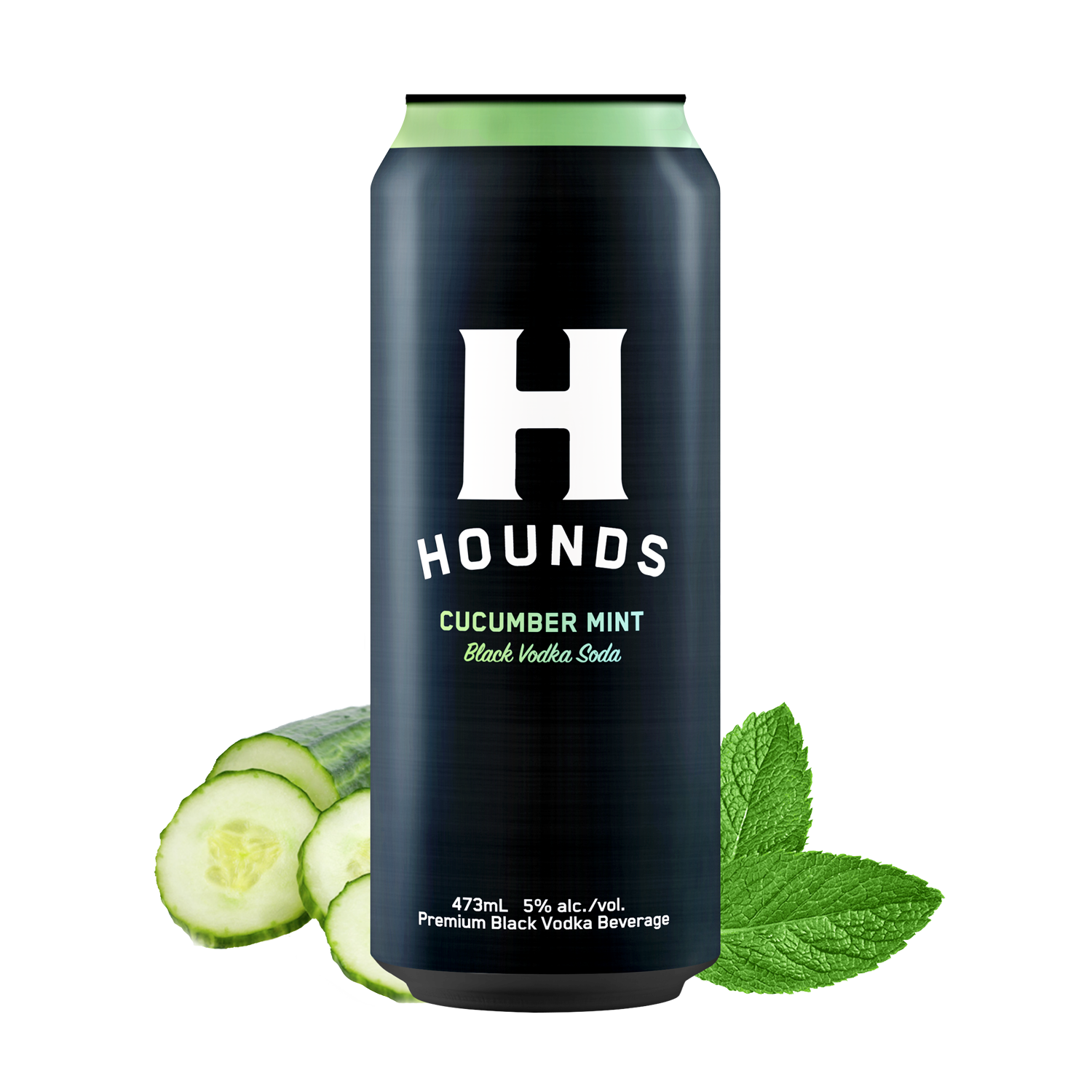 Hounds Black Vodka Soda – Cucumber Mint