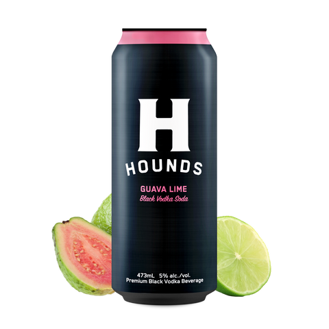 Hounds Black Vodka Soda - Guava Lime